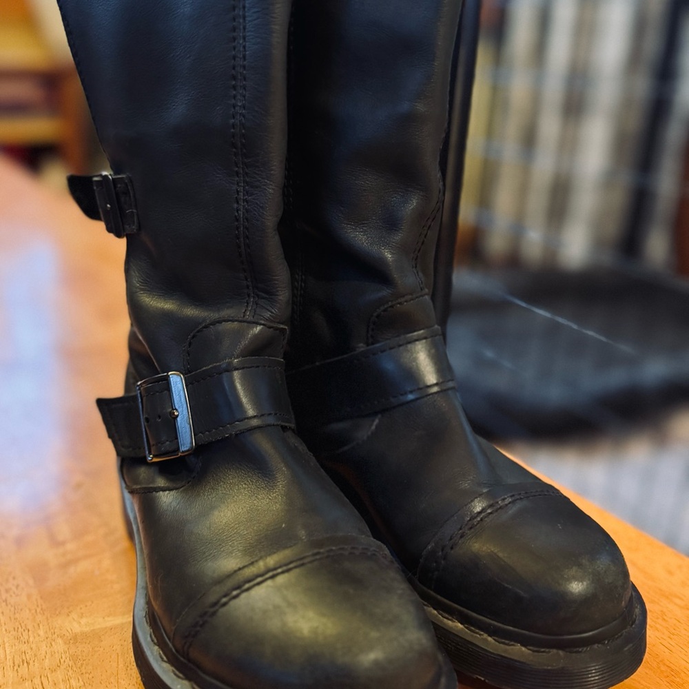Dr. Martens Black Combat Boots